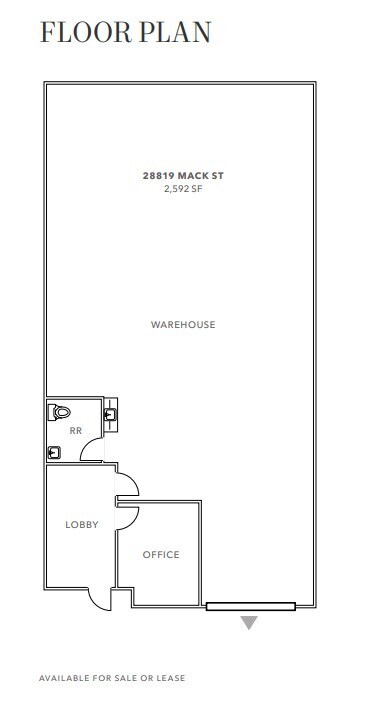 28815-28839 Mack St, Hayward, CA 94545 - Unit 28819 -  - Floor Plan - Image 1 of 1