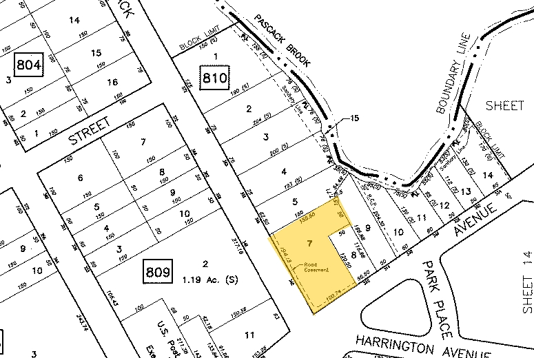 345 Kinderkamack Rd, Westwood, NJ for lease - Plat Map - Image 3 of 3