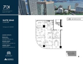 701 Brickell Ave, Miami, FL for lease Floor Plan- Image 1 of 1