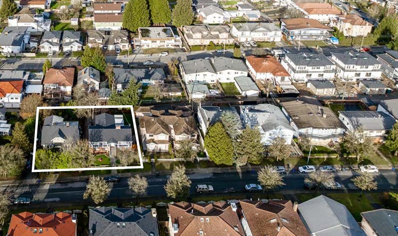 6449-6461 Elwell St, Burnaby, BC for sale Aerial- Image 1 of 1