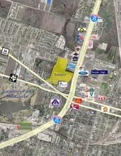 I 35 Frontage, Temple, TX - Aerial map view