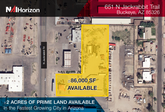 Plus de détails pour NE Jackrabbit Trl & Fillmore St, Buckeye, AZ - Terrain à vendre