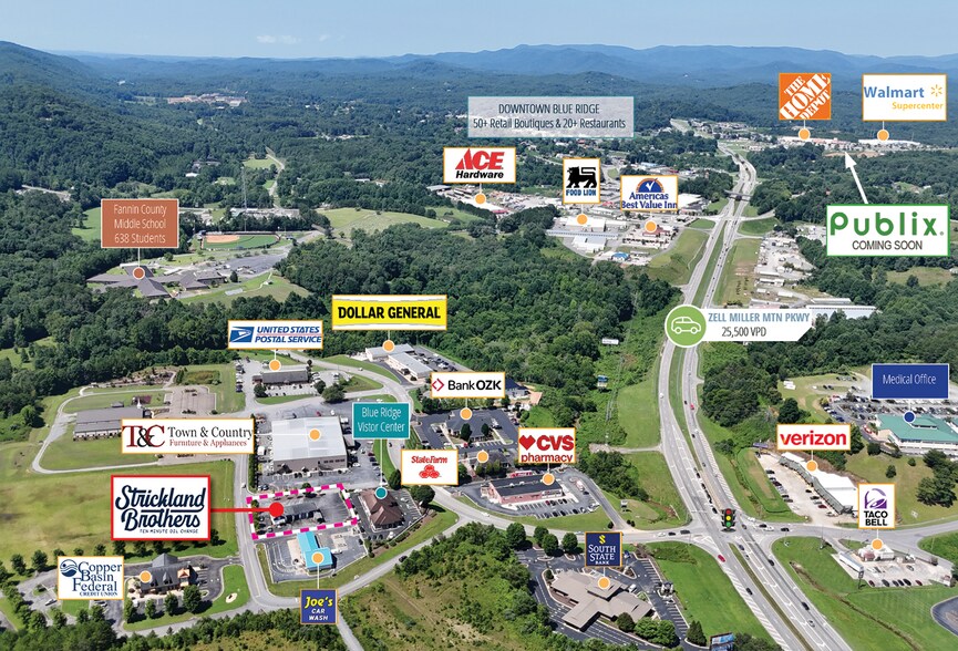 126 Orvin Lance Dr, Blue Ridge, GA à vendre - Photo du bâtiment - Image 3 de 4
