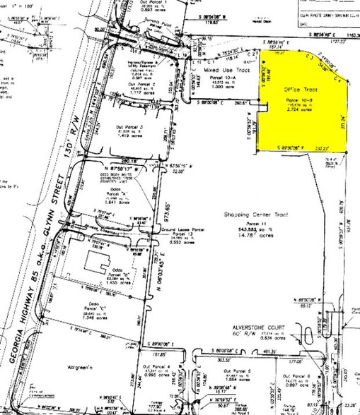 836 Glynn St S, Fayetteville, GA à vendre - Plan cadastral - Image 3 de 4