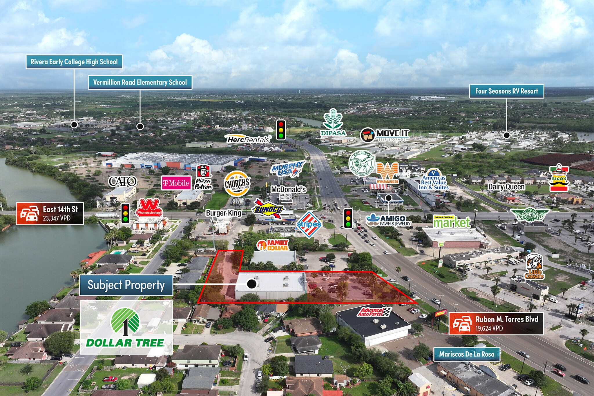 5835 Ruben M Torres Senior Blvd, Brownsville, TX à vendre Photo du bâtiment- Image 1 de 5