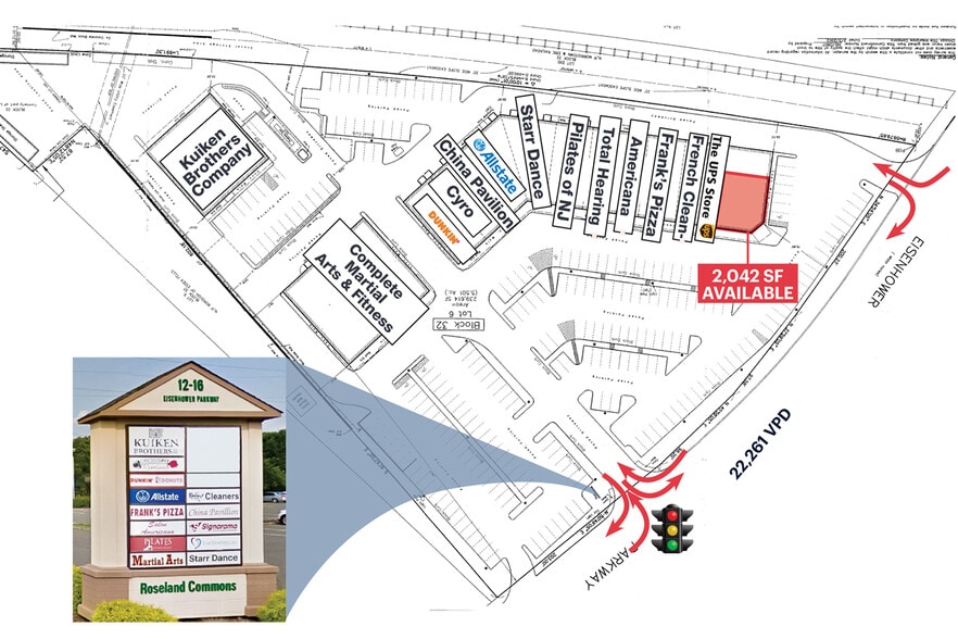 14-16 Eisenhower Pky, Roseland, NJ for lease - Building Photo - Image 2 of 8