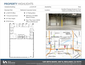 1115 Research Dr, Redlands, CA à louer Plan d  tage- Image 1 de 2