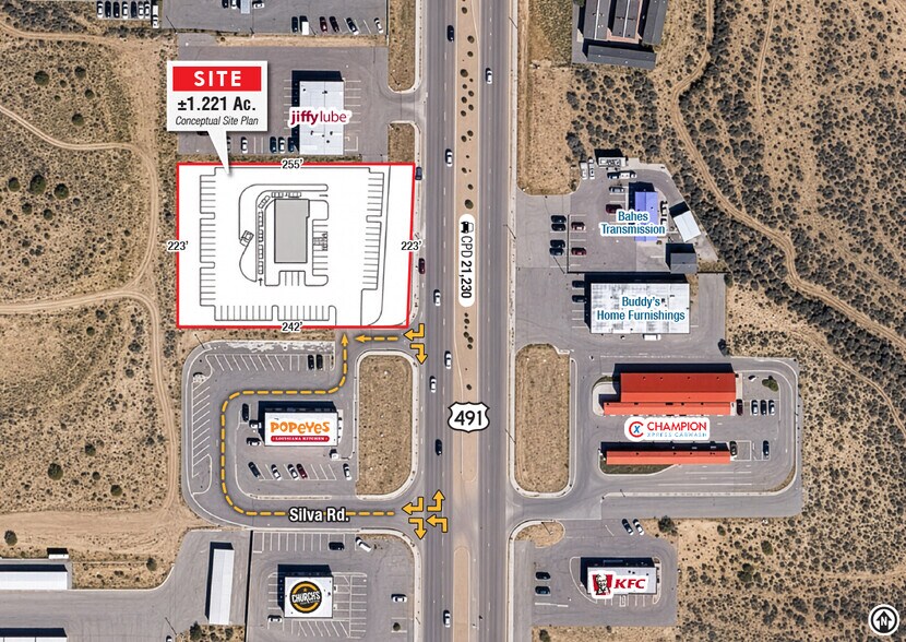 US Highway 491, Gallup, NM for sale - Building Photo - Image 2 of 4