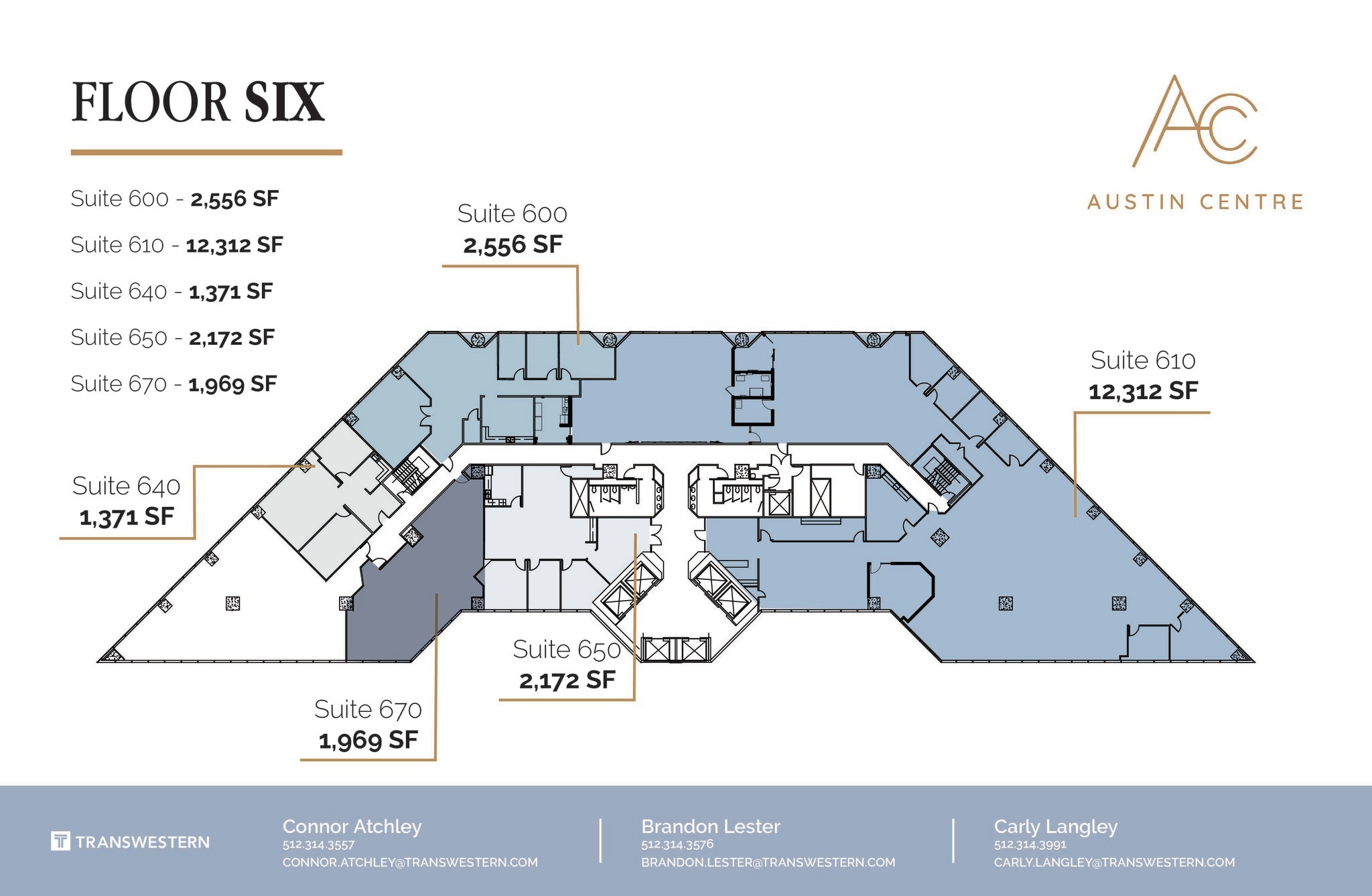 701 Brazos St, Austin, TX for lease Interior Photo- Image 1 of 1