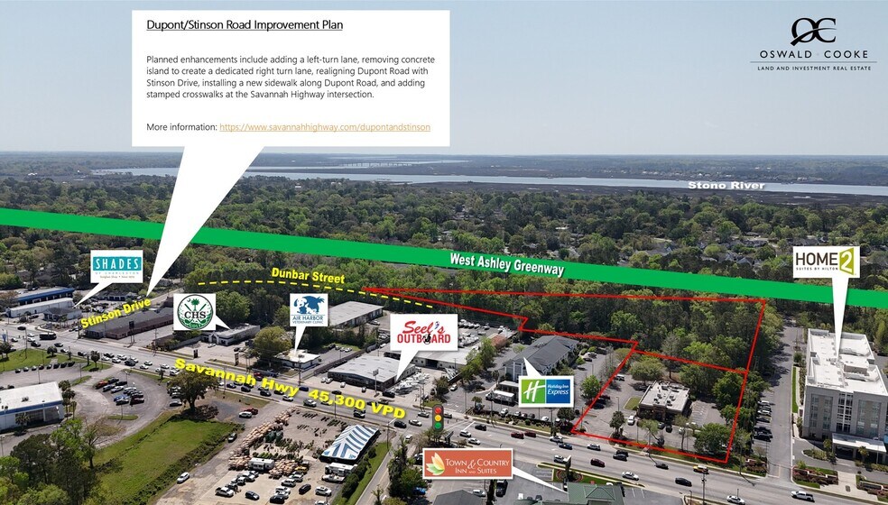 1953 Savannah Hwy, Charleston, SC à louer - Photo du bâtiment - Image 3 de 6