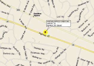1800 Route 33, Hamilton, NJ - AERIAL  map view