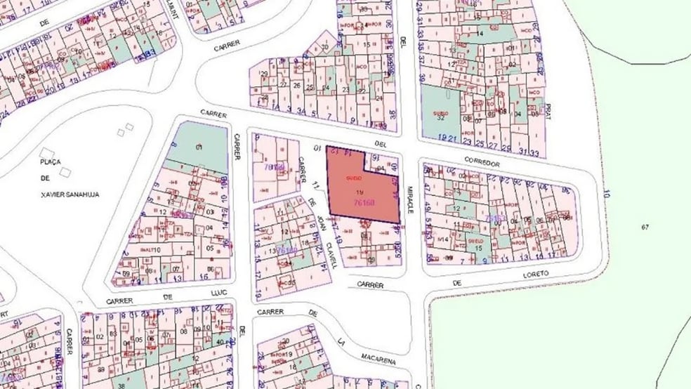 Carrer del Corredor, 14, Sabadell, Barcelona for sale - Site Plan - Image 3 of 3