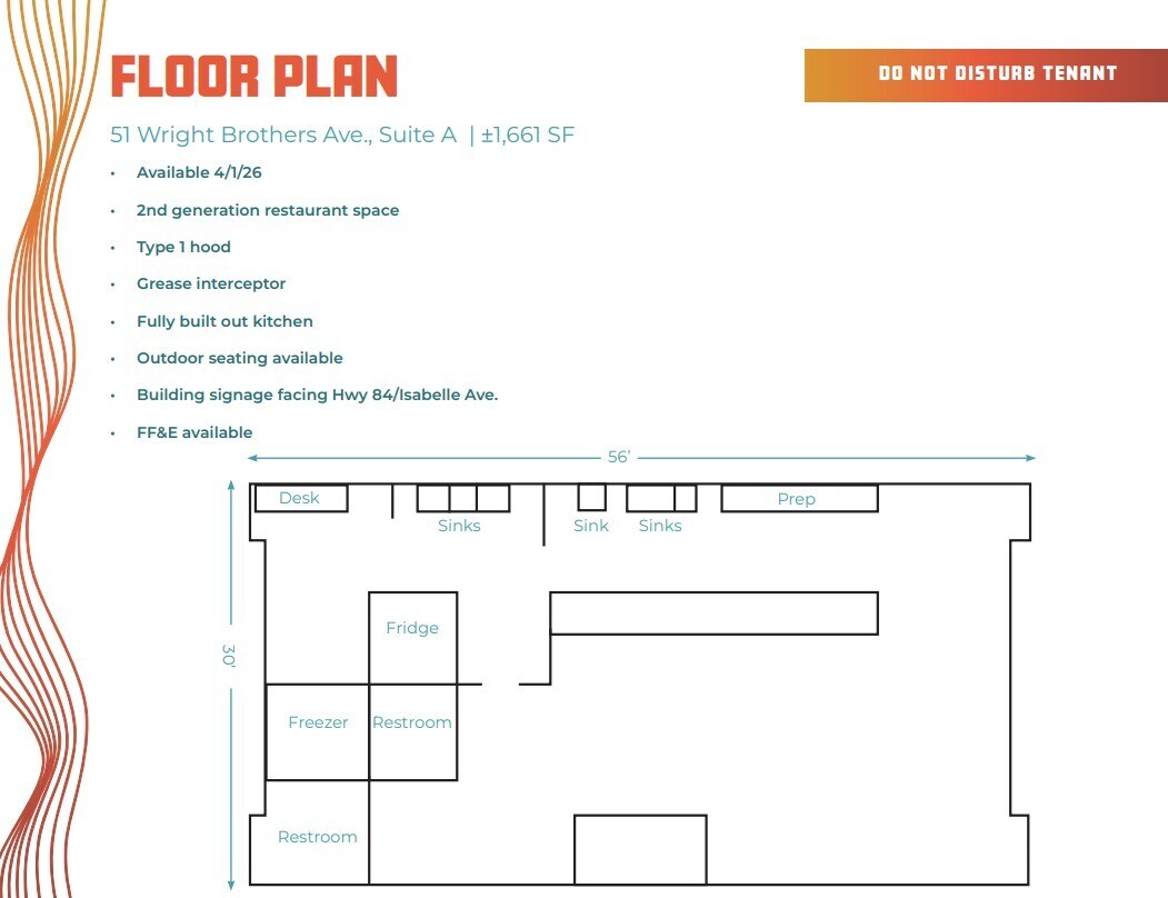 51 Wright Brothers Ave, Livermore, CA for lease Floor Plan- Image 1 of 1
