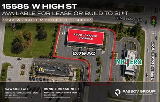 Plus de détails pour 15585 W High St, Middlefield, OH - Terrain à louer