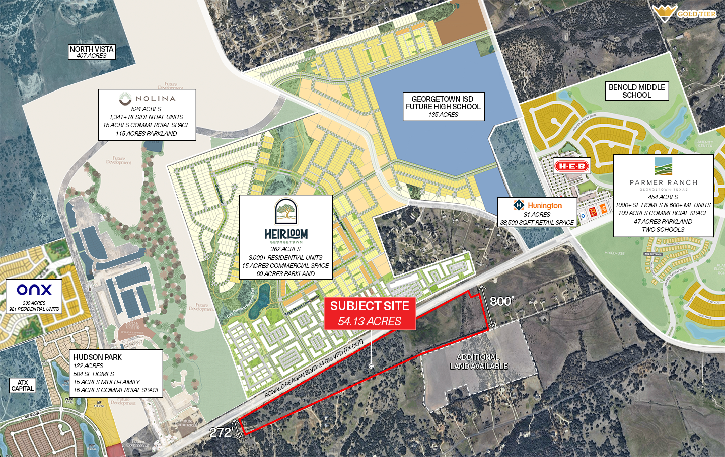 Ronald Reagan blvd, Georgetown, TX for sale Building Photo- Image 1 of 7