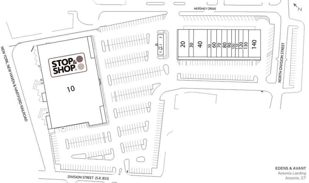 100 Division St, Ansonia, CT à louer Plan de site- Image 1 de 3