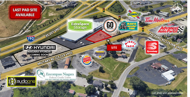 More details for 2700 Military rd, Niagara Falls, NY - Land for Sale