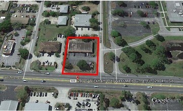 230-240 S Wickham Rd, West Melbourne, FL - AERIAL  map view