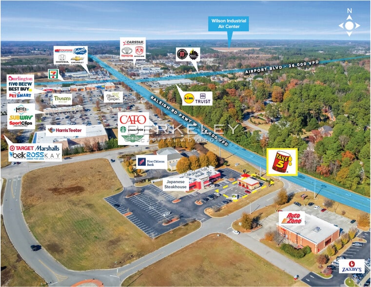 3101 Raleigh Road Pky W, Wilson, NC à vendre - Photo du bâtiment - Image 2 de 5