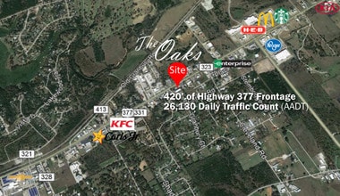 3301 E US Highway 377, Granbury, TX - AERIAL map view