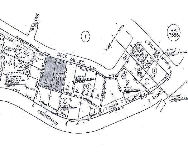827 Deep Valley Dr, Rolling Hills Estates, CA for sale - Plat Map - Image 2 of 19
