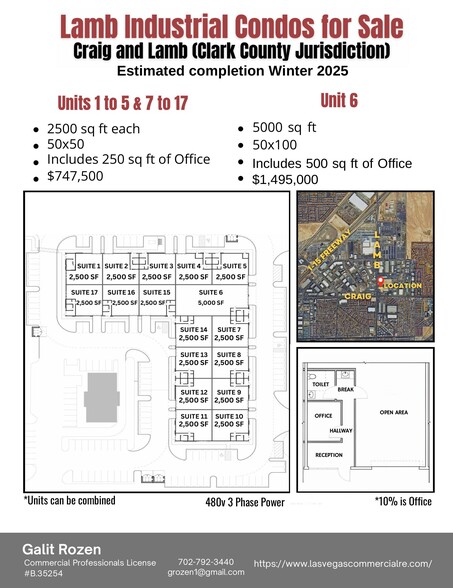 Lamb & Craig, Las Vegas, NV for sale - Site Plan - Image 2 of 2