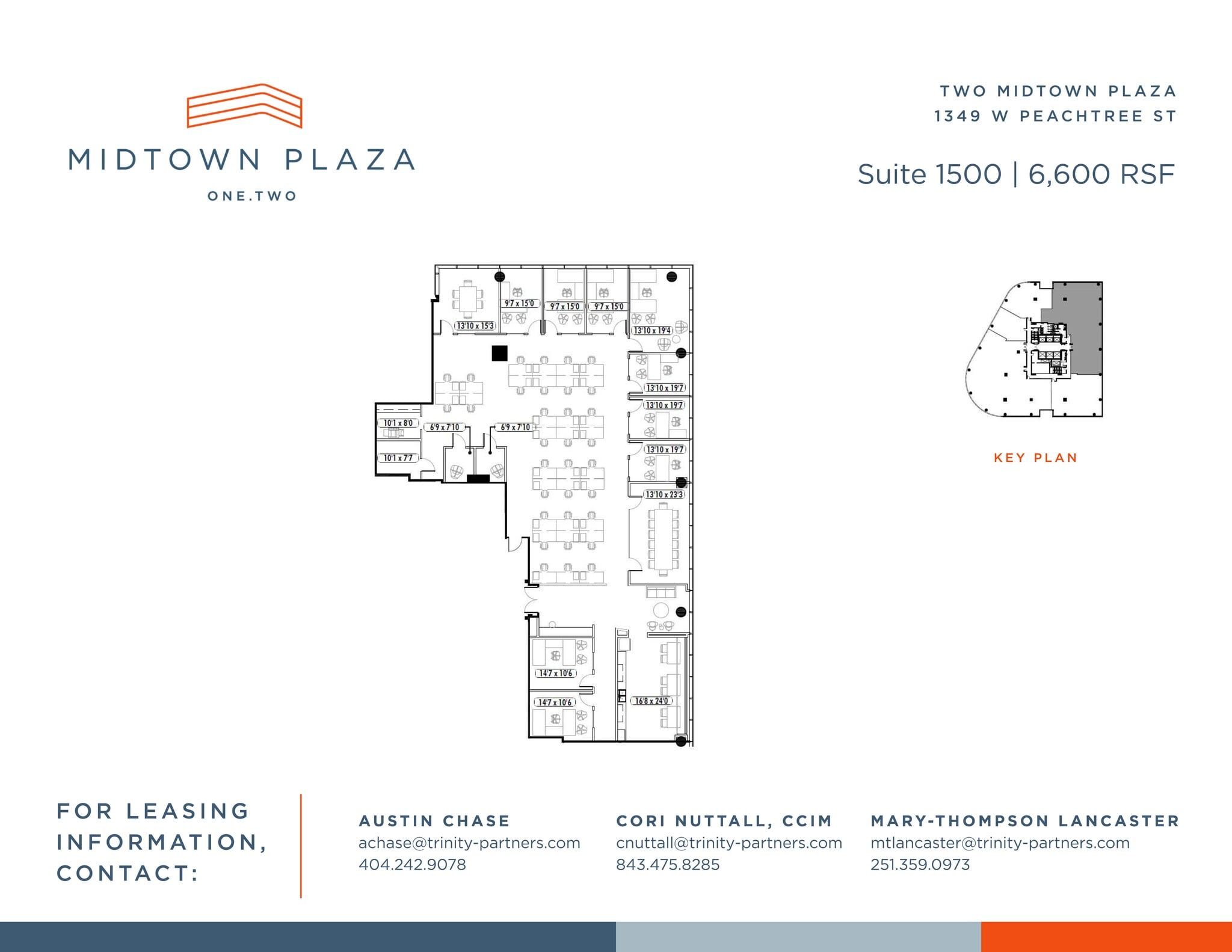 1360 Peachtree St NE, Atlanta, GA à louer Plan de site- Image 1 de 1