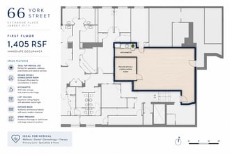 66 York St, Jersey City, NJ for lease Floor Plan- Image 2 of 3