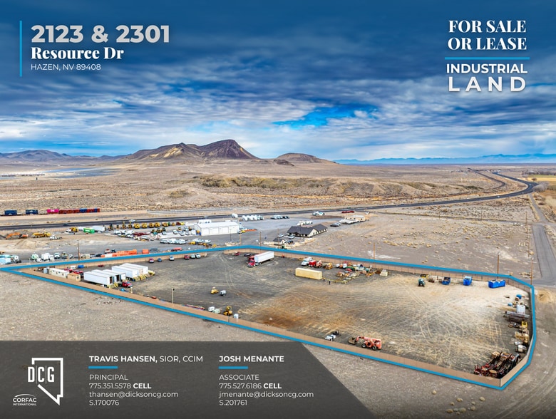 2123 & 2301 Resource Dr, Hazen, NV for sale - Building Photo - Image 1 of 3