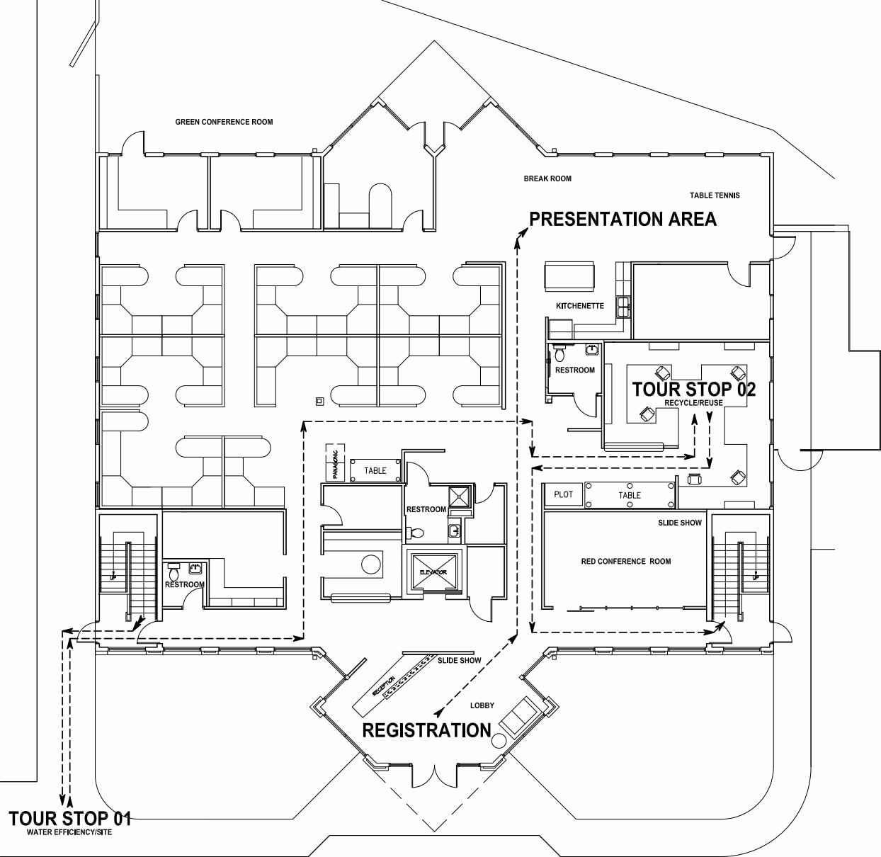 1405 Dublin Rd, Columbus, OH for sale Floor Plan- Image 1 of 2