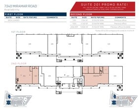 7340-7480 Miramar Rd, San Diego, CA for lease Floor Plan- Image 1 of 2
