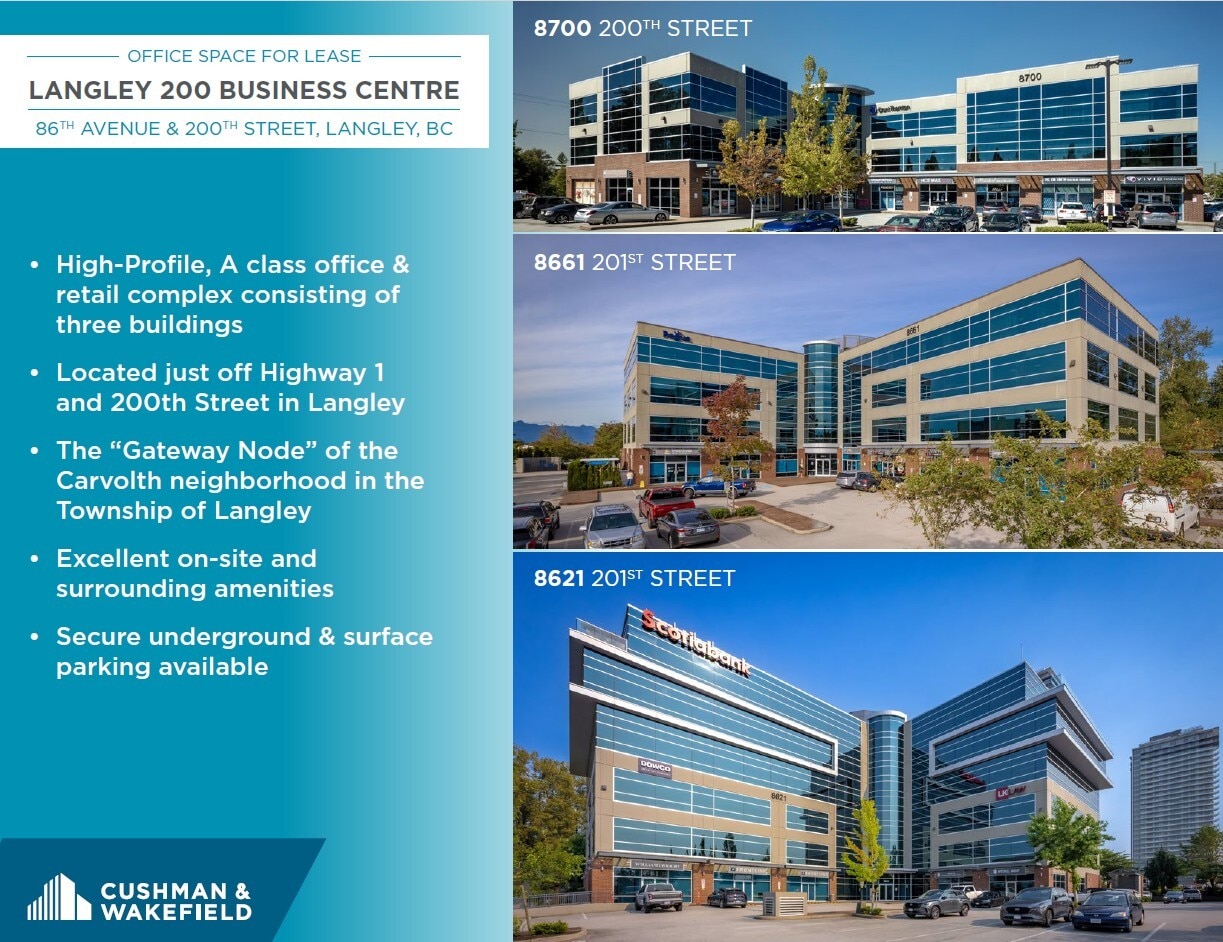 8700 200th St, Langley, BC for lease Building Photo- Image 1 of 1