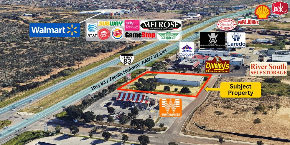 3800 S Zapata Hwy, Laredo, TX for lease - Building Photo - Image 1 of 13