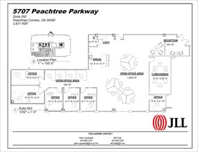 5707 Peachtree Pky, Peachtree Corners, GA for lease Floor Plan- Image 2 of 2