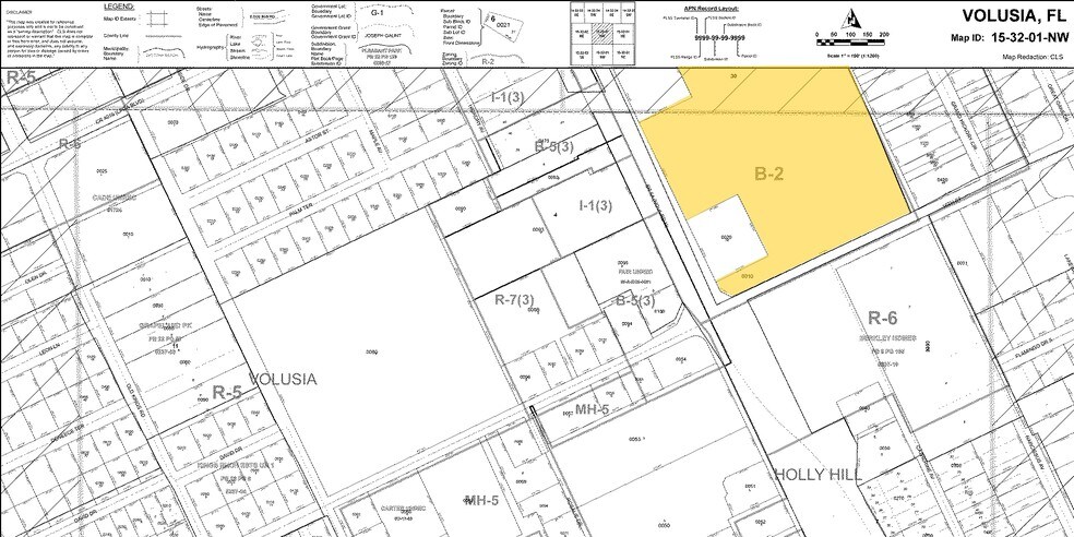 1523-1595 N Nova Rd, Holly Hill, FL for lease - Plat Map - Image 2 of 25