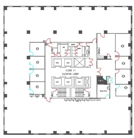 415 Yonge St, Toronto, ON for lease Floor Plan- Image 1 of 1