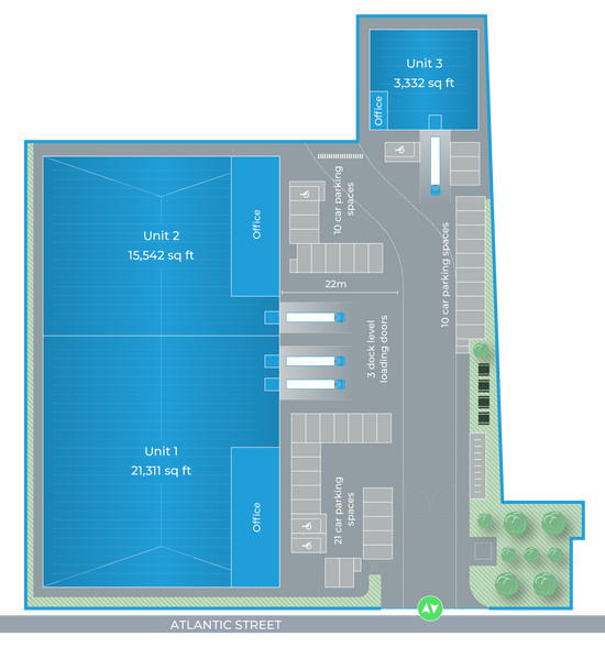 1 Atlantic St, Altrincham à louer - Plan de site - Image 3 de 3