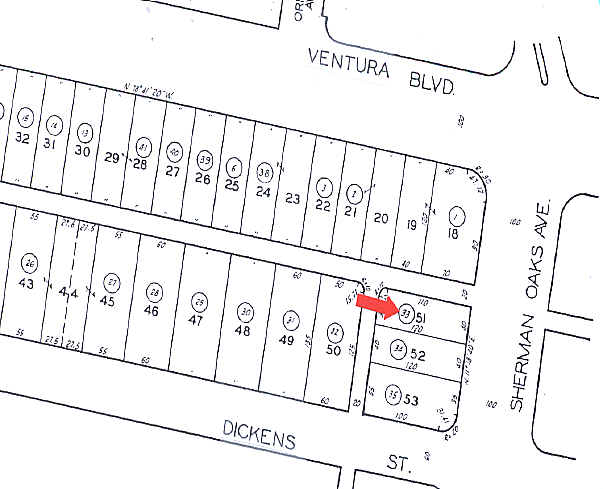 4565 Sherman Oaks Ave, Sherman Oaks, CA à vendre - Plan cadastral - Image 2 de 4