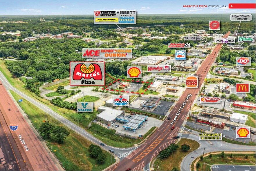 279 N Lee St, Forsyth, GA à vendre - Photo du bâtiment - Image 3 de 4