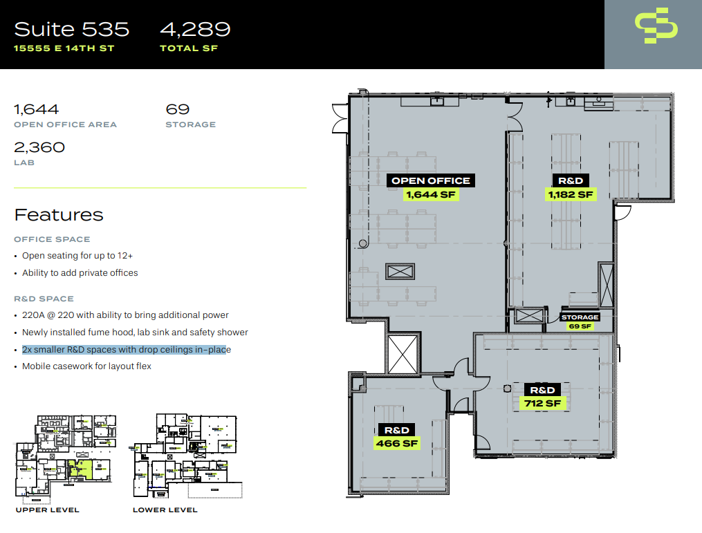 15555 E 14th St, San Leandro, CA à louer Plan d’étage- Image 1 de 3