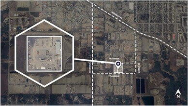 9503-9603 79 Av, Fort St John, BC - Aérien  Vue de la carte