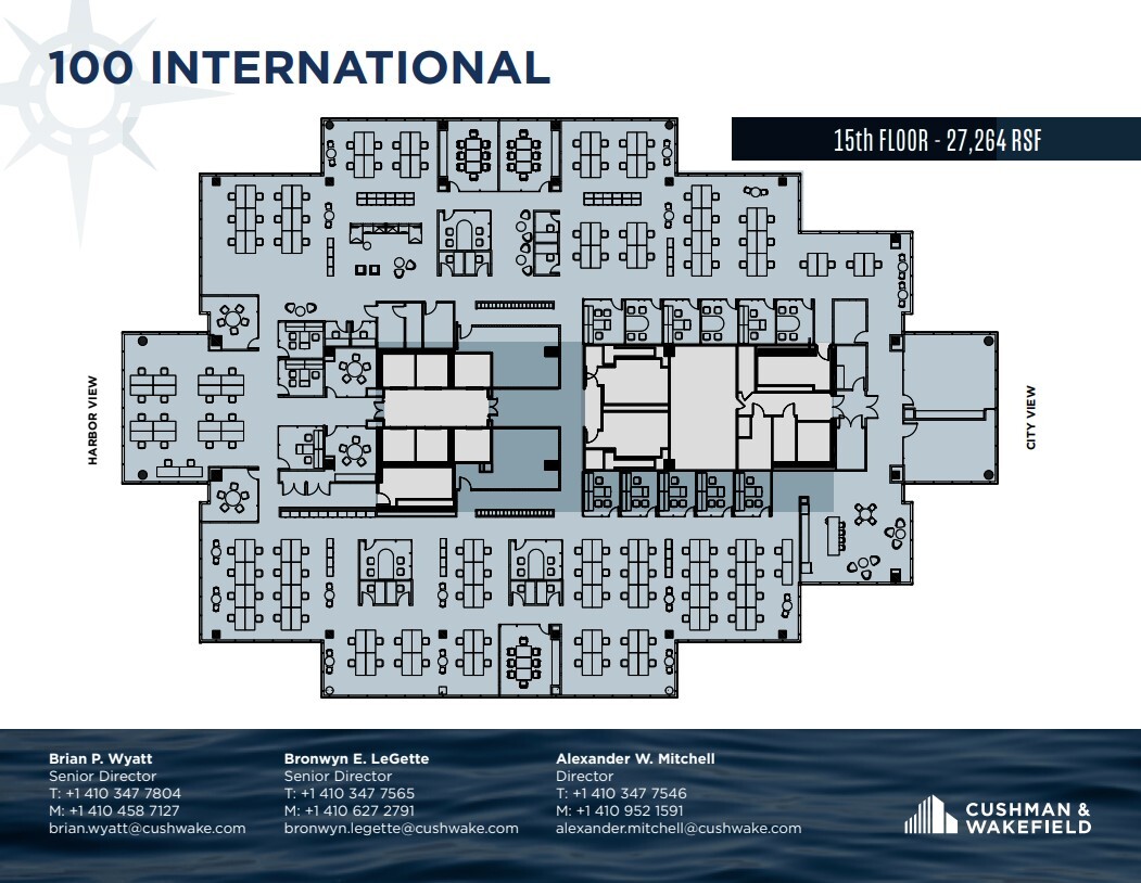 100 International Dr, Baltimore, MD à louer Plan d’étage- Image 1 de 1