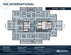 100 International Dr, Baltimore, MD à louer Plan d’étage- Image 1 de 1