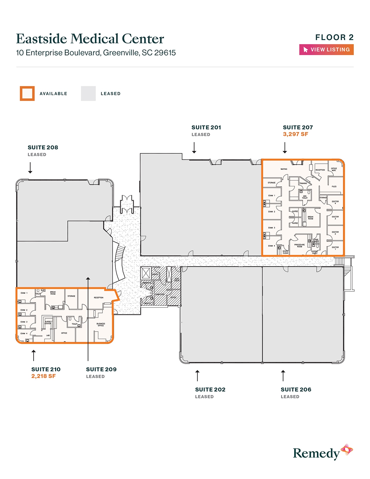 10 Enterprise Blvd, Greenville, SC à louer Plan d’étage- Image 1 de 1