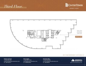 600 Anton Blvd, Costa Mesa, CA à louer Plan d’étage- Image 1 de 8