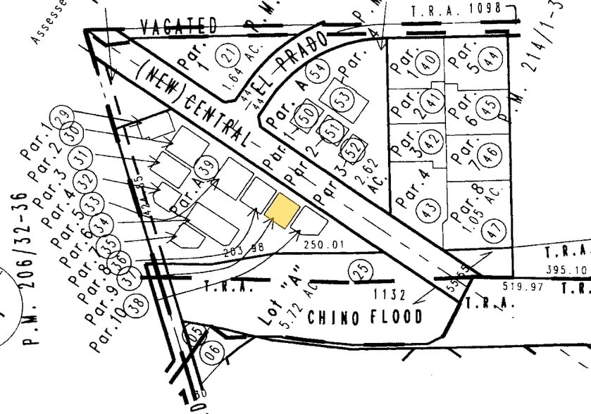15338 Central Ave, Chino, CA for lease - Plat Map - Image 2 of 7