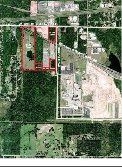 W 70th St, Shreveport, LA à vendre - Aérien - Image 2 de 2