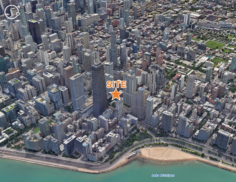 111 E Chestnut St, Chicago, IL for lease - Aerial - Image 2 of 10