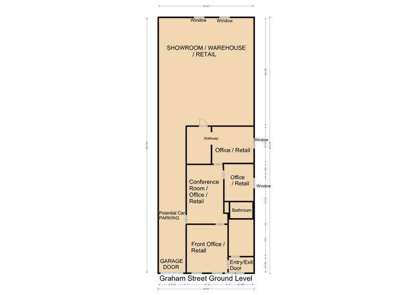50-52 Graham St, Jersey City, NJ à louer - Plan d’étage - Image 2 de 9