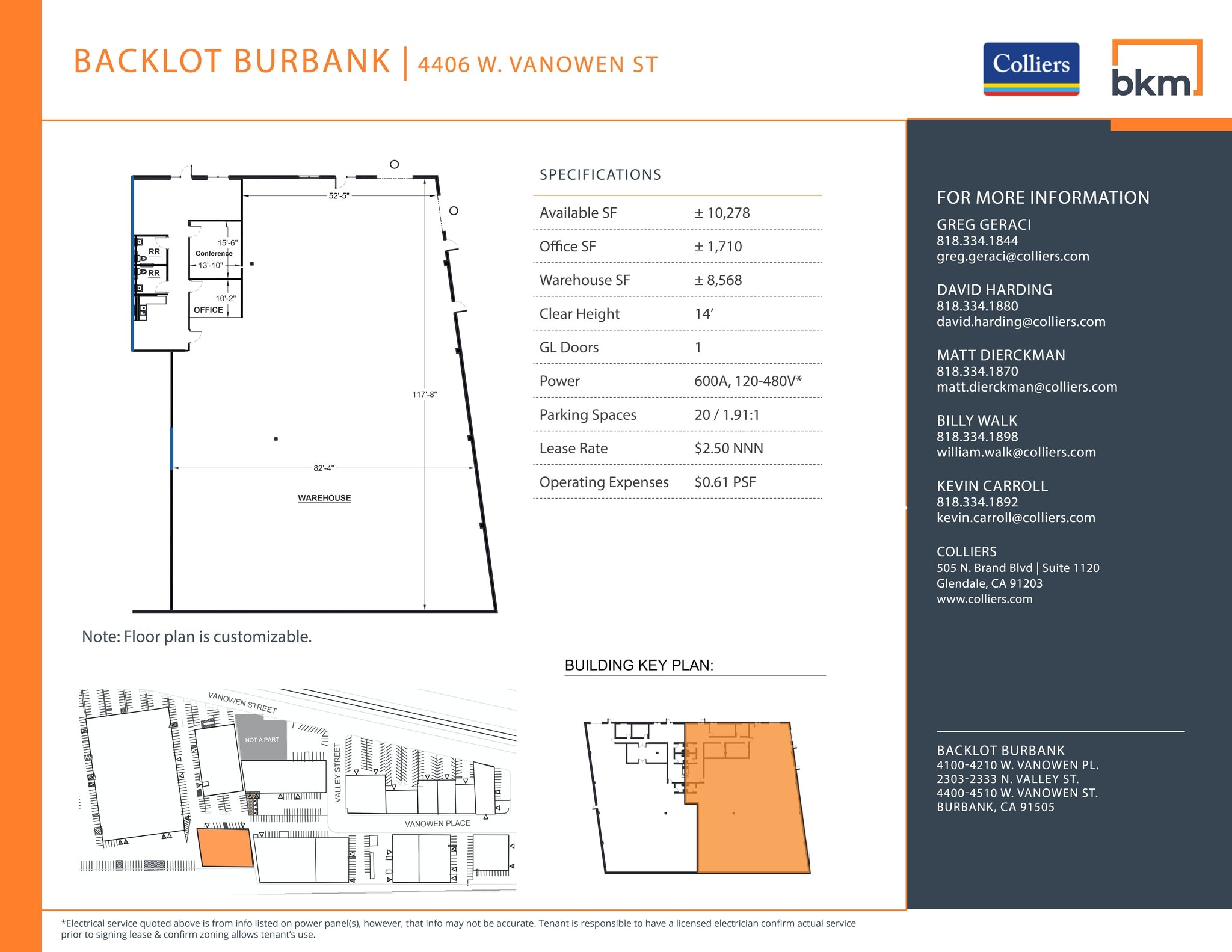 4406-4408 W Vanowen St, Burbank, CA à louer Plan de site- Image 1 de 1